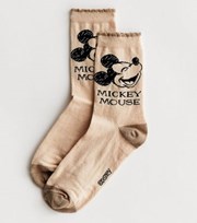 New Look Cream Disney Mickey Mouse Socks